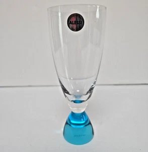 Alessandro Mendini Din Don Sektglas Flöte hellblau Alessi Italien - Bild 1 von 6
