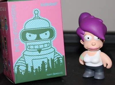 2 Eyed Leela Futurama Kidrobot 好消息每个人系列 3"神秘乙烯基人偶 — 第 1/4 张图片