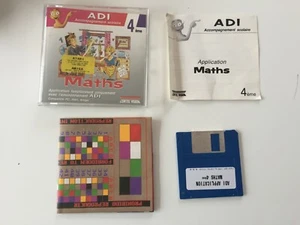 Adi application accompagnement scolaire 4eme maths Atari ST/AMIGA Francais - Imagen 1 de 4
