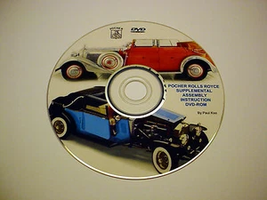 POCHER 1/8 ROLLS ROYCE SUPPLEMENTAL INSTRUCTION DVD-ROM or DOWNLOAD K72/75 - Picture 1 of 24