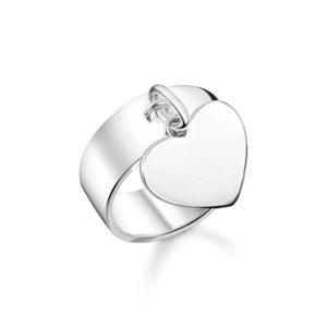 Genuine THOMAS SABO Sterling Siver Heart Dangle Ring TR2364 - Picture 1 of 3