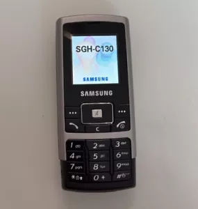 SAMSUNG SGH-C130 plata, distribuidor, excelente estado, garantía, probado, batería nueva - Imagen 1 de 3