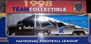 1998 Team Collectible NFL Official NC Panthers Tractor Trailer Truck Limited - Picture 1 of 3