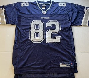 RBK On Field Dallas Cowboys Jersey Men Size L Blue White Jason Witten #82 NFL - Picture 1 of 7