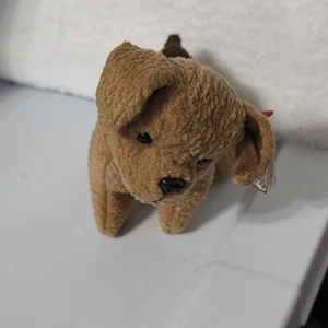 NWT Vintage ORIGINAL Ty Beanie Baby "Tuffy" Dog, 10/12/1996 - Picture 1 of 8