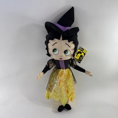 Betty Boop Collection 2005 16.5" Betty Boop Halloween Witch Plush with Tags - Image 1 of 4