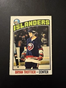 1976-77 O-Pee-Chee (OPC) - #115 RC Bryan Trottier HOF ROOKIE EX! - Picture 1 of 3