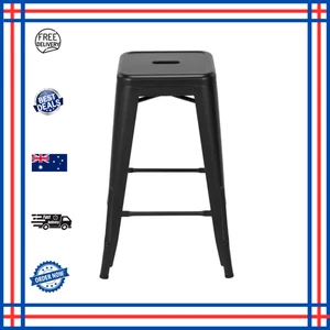 Metal Bar Stool Perfect addition Home Decor - Black* - Picture 1 of 4