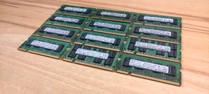 12×DDR2 Samsung 1Gb 512Mb Konvolut Gebraucht für Laptop Notebook - Bild 1 von 3