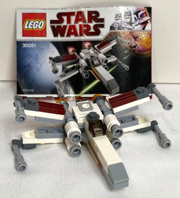Lego Star Wars #30051 X-Wing Mini Kit Set 100% Complete with Instructions