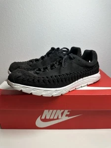 Nike Mayfly Woven Black Summit White Running Shoes 833132-001 Mens Size 8.5 - Picture 1 of 9
