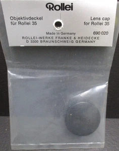 Orig. Rollei Tappo obiettivo anteriore in plastica push on per 35T/35S/35SE. Nuovo. M.I. Germania - Foto 1 di 4