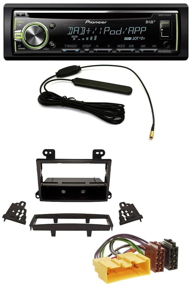 Pioneer MP3 USB CD DAB AUX Autoradio für Mazda MPV (2000-2006) - Bild 1 von 4