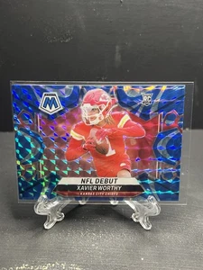 2024 Panini Mosaic - NFL Debut Xavier Worthy #285 Reactive Blue Mosaic Prizm... - Bild 1 von 2