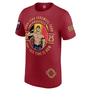 JOHN CENA Brussels WWE T-Shirt Brüssel The Last Time Is Now Farewell Tour 2025 - Bild 1 von 2
