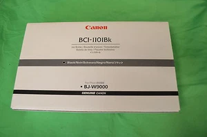 Canon BCI-1101BK 1101 Bk Genuine Original Black  BJ-W9000  - Picture 1 of 1