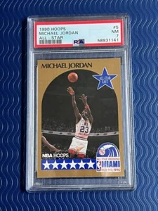 1990 Hoops Michael Jordan ALL-Star EAST #5 PSA 7 - Picture 1 of 2