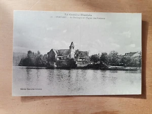 CPA 19 BEAULIEU - La Dordogne et l'Eglise des Pénitents - Imagen 1 de 2