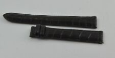 Kaufmann Croco Leather Bracelet 0 23/32in For Buckle Clasp 0 5/8in New Black