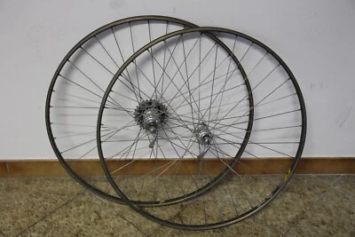Campagnolo Victory coppia ruote cerchi  tubolari corsa vintage 6V - Immagine 1 di 4