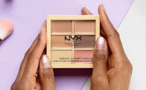 Brand New NYX Conceal.Correct. Contour 6 Shades Pallet Light - Picture 1 of 1
