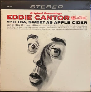 Eddie Cantor - Original Recordings LP Camden CAS 870 VG+ compilation - Bild 1 von 4