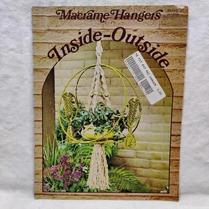 Rare Vtg 1976 MACRAME INSIDE-OUTSIDE Craft Knot Projects Handy Craft Pak # 843 - Picture 1 of 24