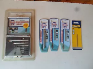 Faithfull Spade End Tile & Glass Drill Bits 3, 4, 10mm Ceramic Mirror Window TCT - Picture 1 of 14