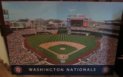 MLB Washington Nationals Nats Park Canvas Print 33" X 22" Beautiful - Image 1 of 4