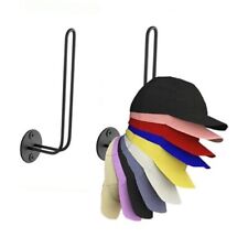 Hat Organizer for Baseball Caps,2 Pcs Hat Rack Wall Mount 5 Inches Space 
