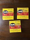 Lot Of 3 Technicolor 8MM Color Movie Film Daylight Type ASA 25 Double Roll 1969
