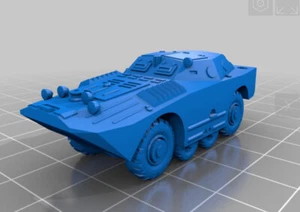 5x 6mm/1:300th Resin Russian BRDM 1 (Wheels Down) - Bild 1 von 1