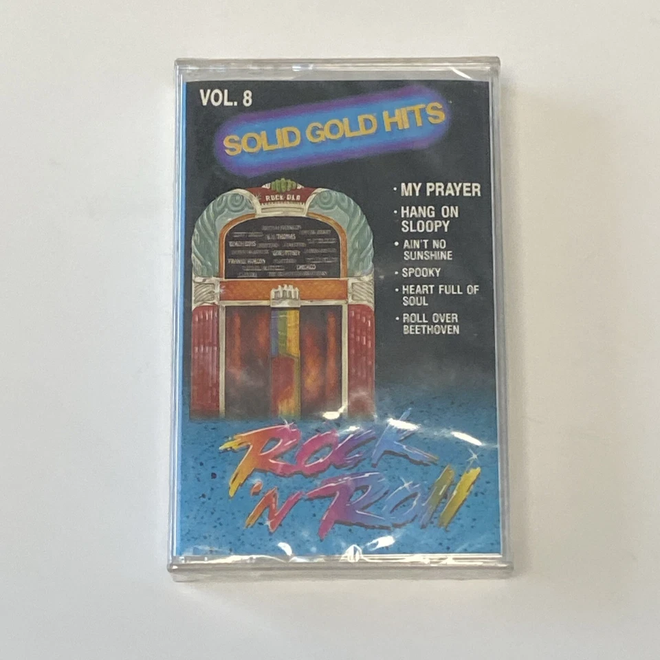 Rock 'n Roll Solid Gold Hits Vol 10 Cassette Tape NOS Unopened