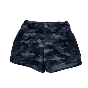 Athleta Girl Large Shorts Record Breaker 3" Camo Athletic Back Pocket O21 - Picture 1 of 6
