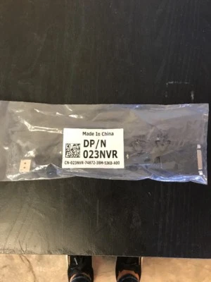 Display Port to DVI Video Dongle Adapter Cable DP/N 023NVR - Image 1 of 4