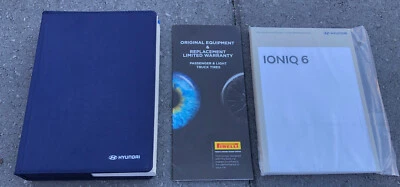 2024 24 OEM HYUNDAI IONIQ 6 User Owners Complete Manual Set with Navigation - Image 1 of 4