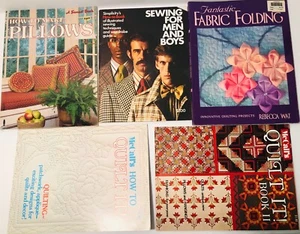 5 Libri Artigianali, Tessuto Pieghevole, Trapuntalo, Semplicità Cucito per Uomo Ragazzo, Cuscini - Foto 1 di 4