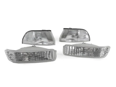 DEPO JDM Chrome Corner + Bumper Signal Light For 1992-1993 Acura Integra RS / GS Foto 1 de 3