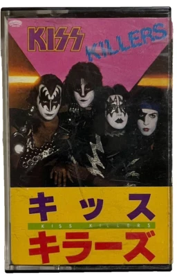 KISS "Killers" cassette tape Rare Japanese ver. 28Y-58 With lyrics card - Image 1 of 4