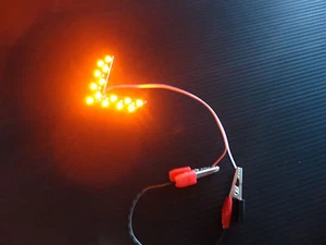 LUCES LED PARA AUTOMÓVIL MOTOCICLETA 14 SMD AMARILLO LUCES LED TABLERO DC 12V X 2 PIEZAS - Imagen 1 de 4