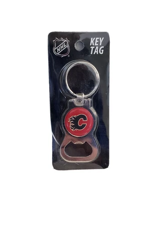 Calgary Flames NHL Metal Key Chain Red Cover