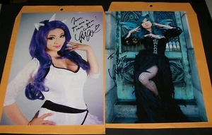 x2) Yaya Han 8 x 12 Cosplay Prints My Little Pony, Queen Chrysalis + Rarität - Bild 1 von 3