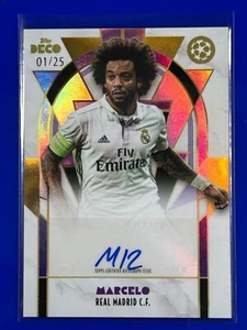 Marcelo Real Madrid CF 01/25 Autograph Legends 2024/25 Topps Deco UCC - Picture 1 of 3