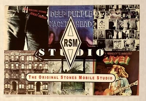 RMS STUDIO THE ORIGINAL STONES MOBILE STUDIO RARE VINT 90S FLYER/POSTCARD NYC - Bild 1 von 2