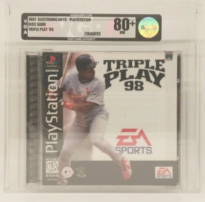 Triple Play 98 (Sony PlayStation 1 PS1 1998 '98) New, Sealed - VGA Graded 80+ NM - Image 1 of 2