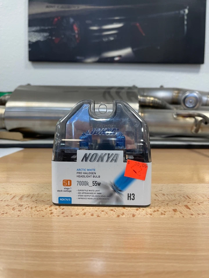 Nokya H3 Arctic White Headlight Fog Light Bulb S1 Halogen Bulb - NOK7415 - Image 1 of 1