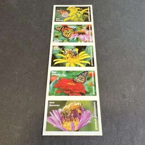 Scott#5228-32-2017 Protect Pollinators Strip of 5 Stamps(MNH)US - Picture 1 of 1
