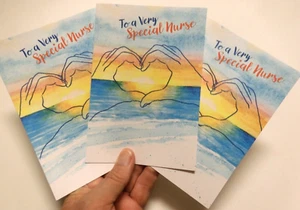 3 Karten Hallmark Unterstützung Krankenschwestern Danke an eine ganz besondere Krankenschwester für alles, was Sie tun - Bild 1 von 7
