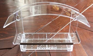 HOMEBIRD Acryl Vogelfutterhaus mit starker Saugkraft und Fensterhalterung - neu im Karton - Bild 1 von 8