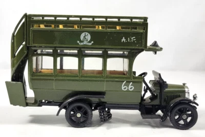 Autobús Corgi Thornycroft tipo J militar 2da división A.I.F. 66 Foto 1 de 4